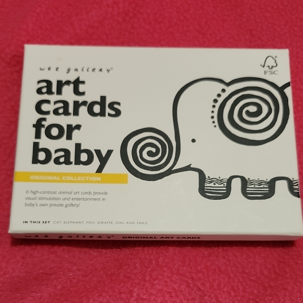 Wee Gallery Art Cards for Baby 6 Cards